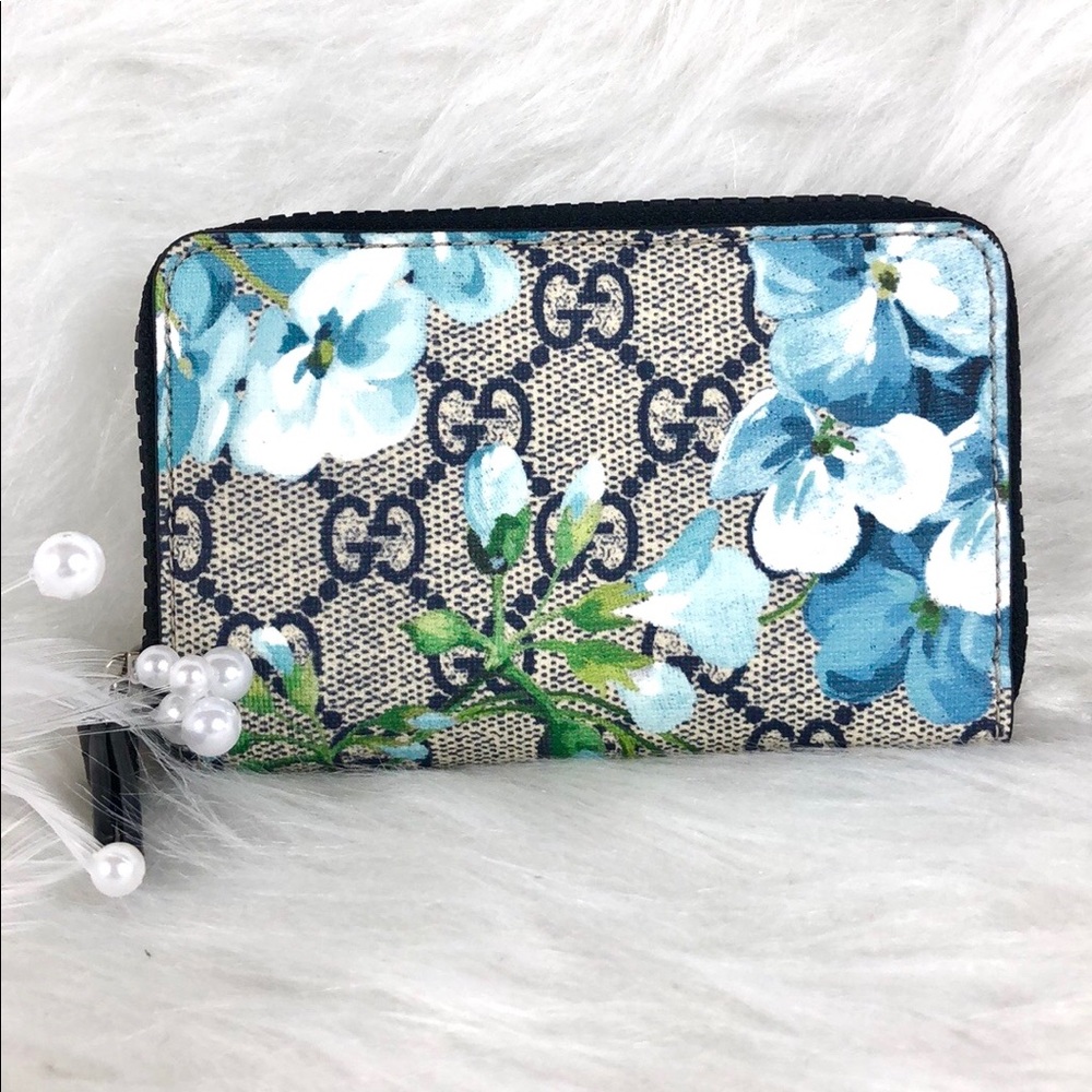 ๐New GUCCI ๐ MicroGuccissima Wallet Margaux Blue - Picture 2 of 6
